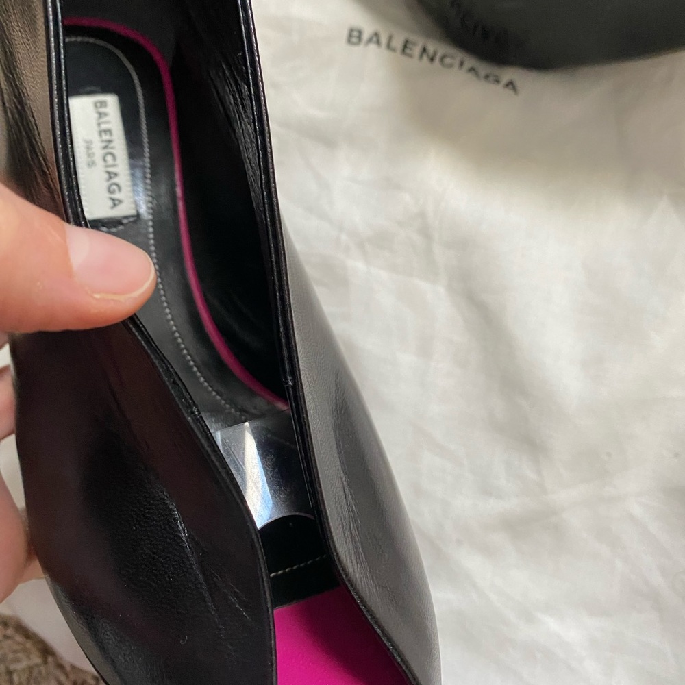 Authentic BALENCIAGA, open-toed *RARE* pumps, NWOT - Picture 10 of 10
